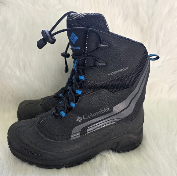 Columbia Kids Boys Girls Waterproof Black Snow Boots Size 5 Youth - Picture 4 of 12